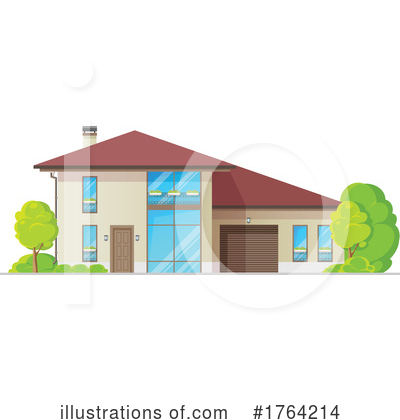 Royalty-Free (RF) House Clipart Illustration by Vector Tradition SM - Stock Sample #1764214