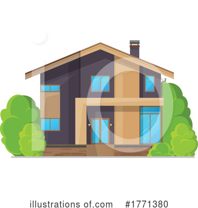 Royalty-Free (RF) House Clipart Illustration by Vector Tradition SM - Stock Sample #1771380