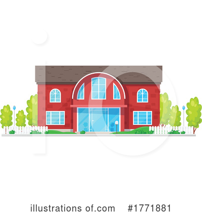 Royalty-Free (RF) House Clipart Illustration by Vector Tradition SM - Stock Sample #1771881