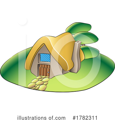Royalty-Free (RF) House Clipart Illustration by cidepix - Stock Sample #1782311