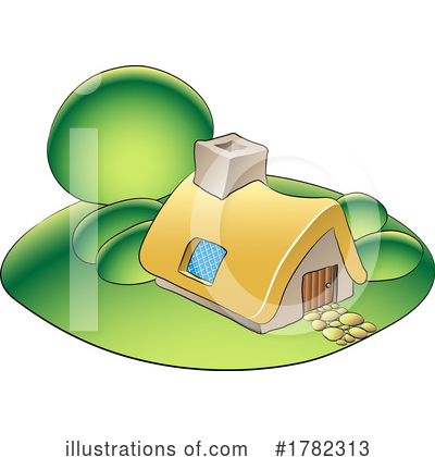 Royalty-Free (RF) House Clipart Illustration by cidepix - Stock Sample #1782313