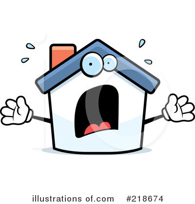 Royalty-Free (RF) House Clipart Illustration by Cory Thoman - Stock Sample #218674