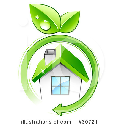 Royalty-Free (RF) House Clipart Illustration by beboy - Stock Sample #30721