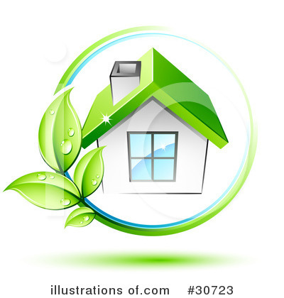 Royalty-Free (RF) House Clipart Illustration by beboy - Stock Sample #30723
