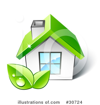 Royalty-Free (RF) House Clipart Illustration by beboy - Stock Sample #30724