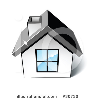 Royalty-Free (RF) House Clipart Illustration by beboy - Stock Sample #30730