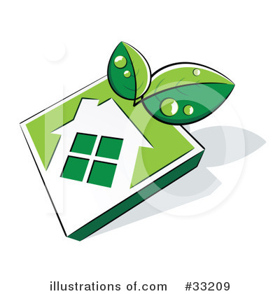 Royalty-Free (RF) House Clipart Illustration by beboy - Stock Sample #33209