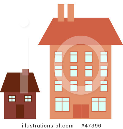 Royalty-Free (RF) House Clipart Illustration by Prawny - Stock Sample #47396