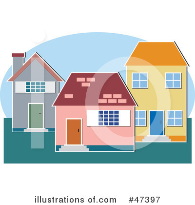Royalty-Free (RF) House Clipart Illustration by Prawny - Stock Sample #47397