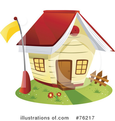 Royalty-Free (RF) House Clipart Illustration by BNP Design Studio - Stock Sample #76217