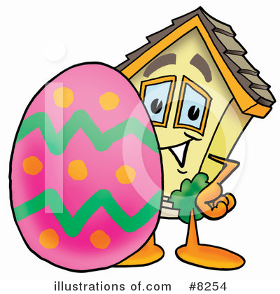 Royalty-Free (RF) House Clipart Illustration by Mascot Junction - Stock Sample #8254