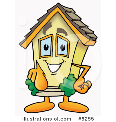 Royalty-Free (RF) House Clipart Illustration by Mascot Junction - Stock Sample #8255