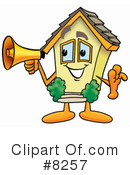 House Clipart #8257 by Mascot Junction