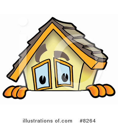 Royalty-Free (RF) House Clipart Illustration by Mascot Junction - Stock Sample #8264