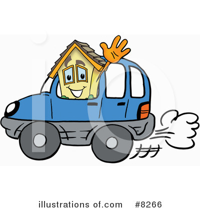 Royalty-Free (RF) House Clipart Illustration by Mascot Junction - Stock Sample #8266