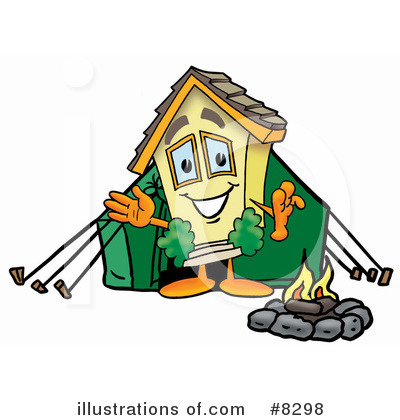 Royalty-Free (RF) House Clipart Illustration by Mascot Junction - Stock Sample #8298