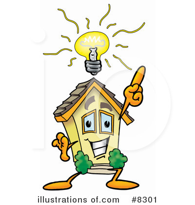 Royalty-Free (RF) House Clipart Illustration by Mascot Junction - Stock Sample #8301