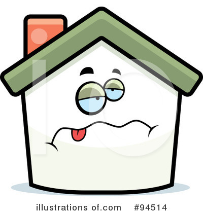 Royalty-Free (RF) House Clipart Illustration by Cory Thoman - Stock Sample #94514