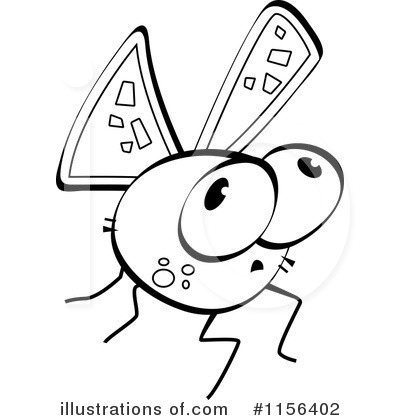 Royalty-Free (RF) House Fly Clipart Illustration by Cory Thoman - Stock Sample #1156402