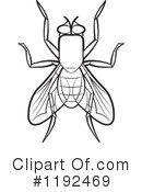 House Fly Clipart #1192469 by Lal Perera