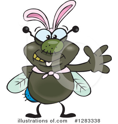 House Fly Clipart #1283338 by Dennis Holmes Designs
