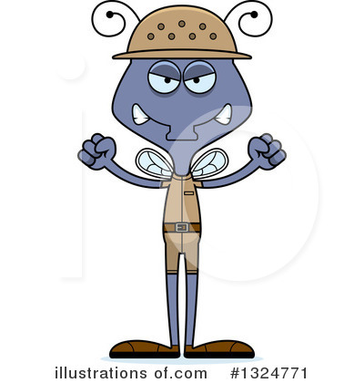 Royalty-Free (RF) House Fly Clipart Illustration by Cory Thoman - Stock Sample #1324771