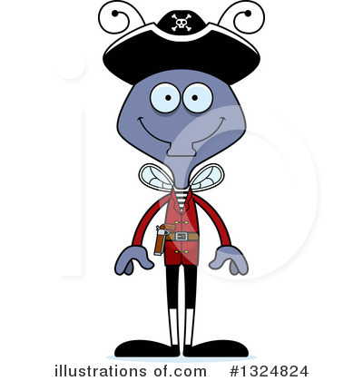 Royalty-Free (RF) House Fly Clipart Illustration by Cory Thoman - Stock Sample #1324824