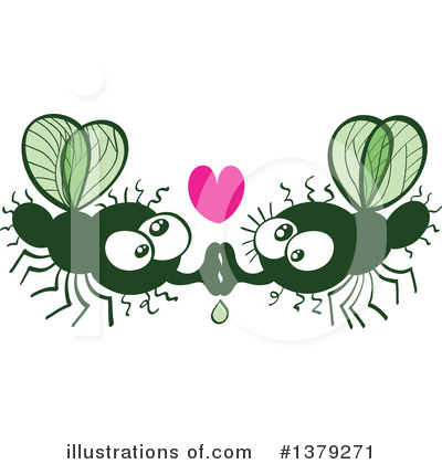 Housefly Clipart #1379271 by Zooco