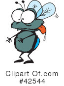 House Fly Clipart #42544 by Dennis Holmes Designs