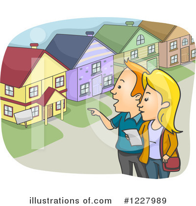 Royalty-Free (RF) House Hunting Clipart Illustration by BNP Design Studio - Stock Sample #1227989