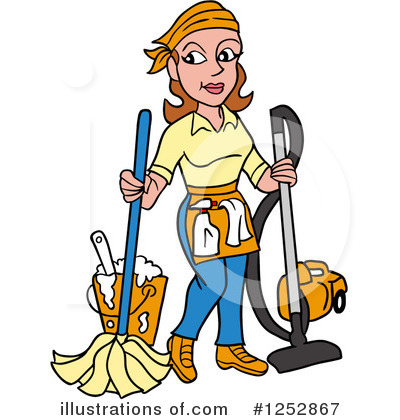 Maid Clipart #1252867 by LaffToon