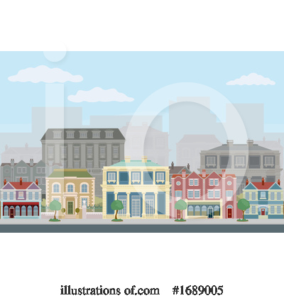 Royalty-Free (RF) Houses Clipart Illustration by AtStockIllustration - Stock Sample #1689005