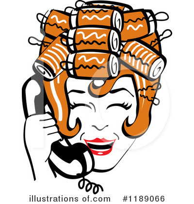 Royalty-Free (RF) Housewife Clipart Illustration by Andy Nortnik - Stock Sample #1189066