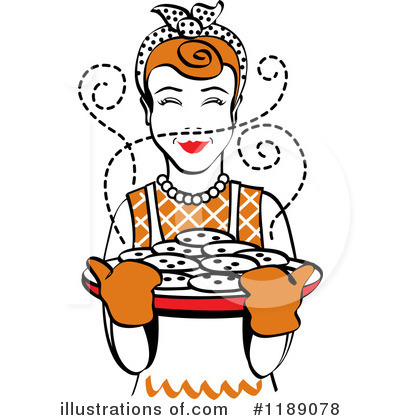 Royalty-Free (RF) Housewife Clipart Illustration by Andy Nortnik - Stock Sample #1189078