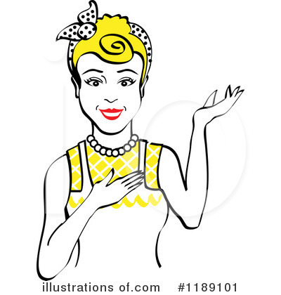 Royalty-Free (RF) Housewife Clipart Illustration by Andy Nortnik - Stock Sample #1189101