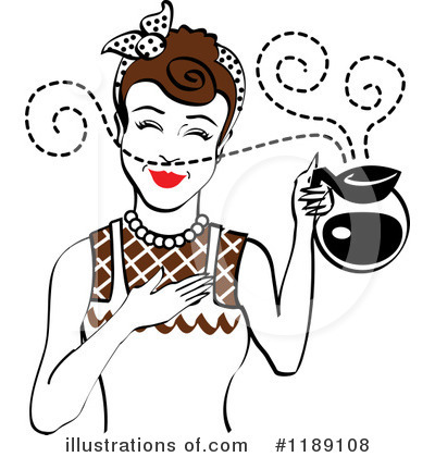 Royalty-Free (RF) Housewife Clipart Illustration by Andy Nortnik - Stock Sample #1189108