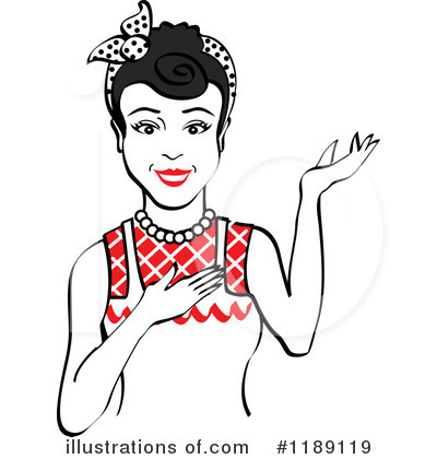 Royalty-Free (RF) Housewife Clipart Illustration by Andy Nortnik - Stock Sample #1189119