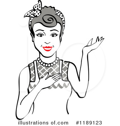 Royalty-Free (RF) Housewife Clipart Illustration by Andy Nortnik - Stock Sample #1189123