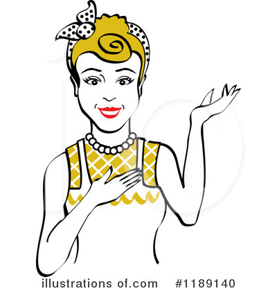 Royalty-Free (RF) Housewife Clipart Illustration by Andy Nortnik - Stock Sample #1189140