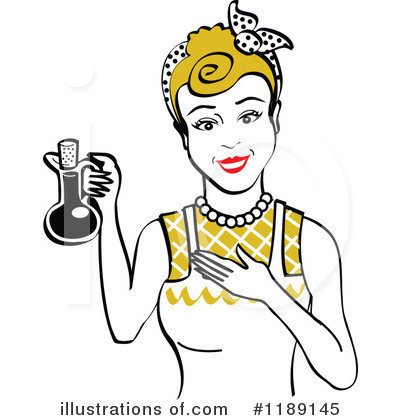 Royalty-Free (RF) Housewife Clipart Illustration by Andy Nortnik - Stock Sample #1189145