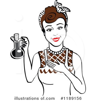 Royalty-Free (RF) Housewife Clipart Illustration by Andy Nortnik - Stock Sample #1189156