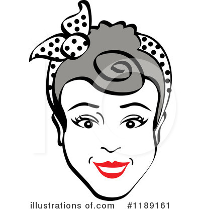 Royalty-Free (RF) Housewife Clipart Illustration by Andy Nortnik - Stock Sample #1189161