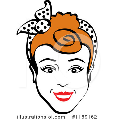 Royalty-Free (RF) Housewife Clipart Illustration by Andy Nortnik - Stock Sample #1189162