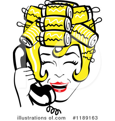 Royalty-Free (RF) Housewife Clipart Illustration by Andy Nortnik - Stock Sample #1189163