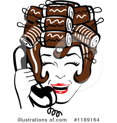 Royalty-Free (RF) Housewife Clipart Illustration by Andy Nortnik - Stock Sample #1189164