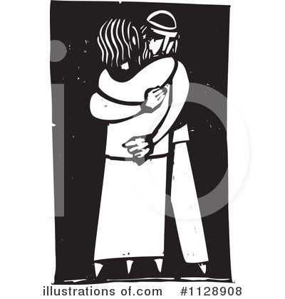 Royalty-Free (RF) Hug Clipart Illustration by xunantunich - Stock Sample #1128908