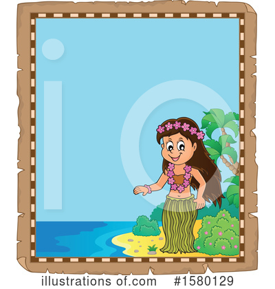 Royalty-Free (RF) Hula Dancer Clipart Illustration by visekart - Stock Sample #1580129