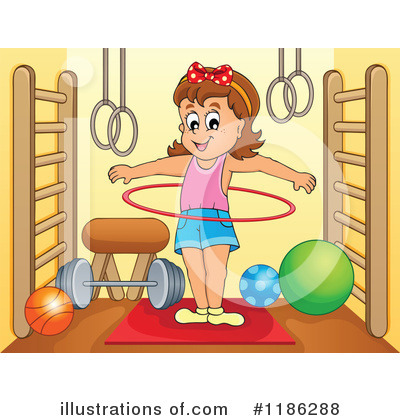 Royalty-Free (RF) Hula Hoop Clipart Illustration by visekart - Stock Sample #1186288