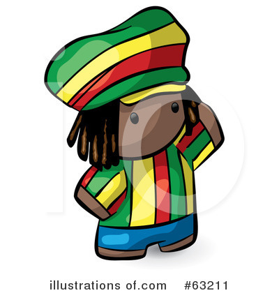 Jamaican Clipart #63211 by Leo Blanchette