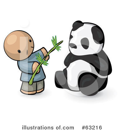 Panda Clipart #63216 by Leo Blanchette